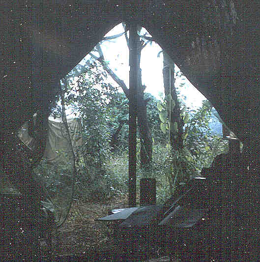 View from Chaplain Tent